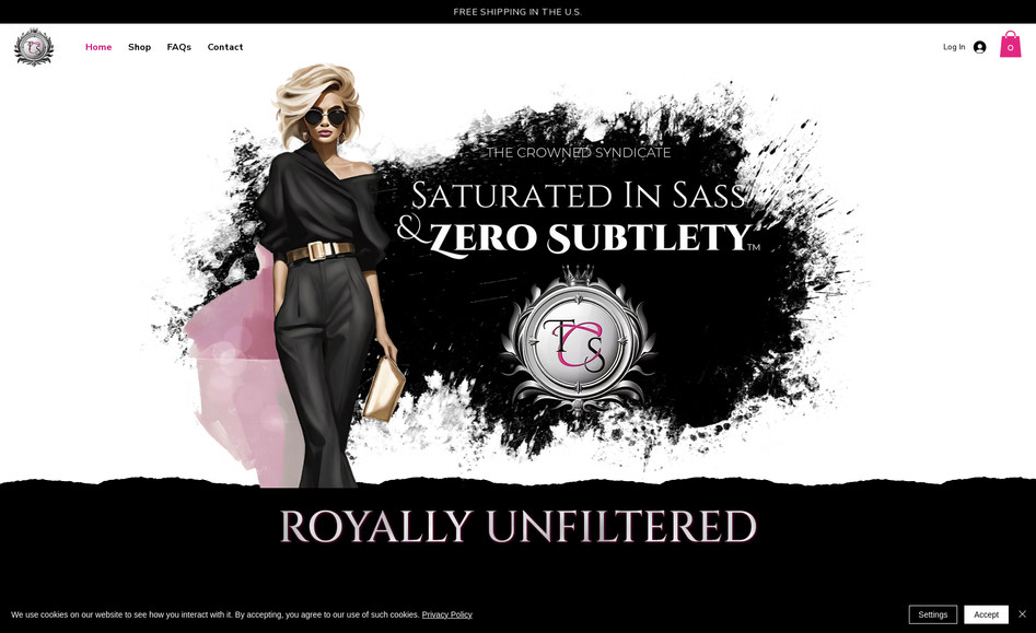 The Crowned Syndicate: Built on Wix Studio