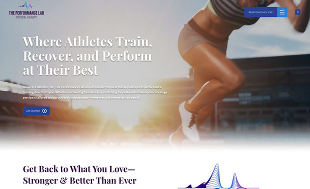 The Performance Lab: One of the fun things about being a business coach first and web designer second is that we get to help budding small business owners shine and compete as if they have been doing it for years. This site knocks the socks of the competition in this clients area. 