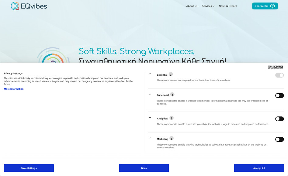 EQVibes: Full development and migration from Wordpress.