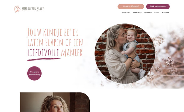 Bureau Van Slaap: Brand identity, Webdesign and SEO