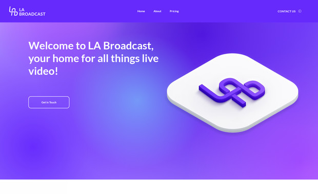 LA Broadcast: Diseño web completo del sitio