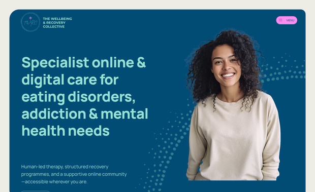 The Wellbeing and Recovery Collective: Web Design