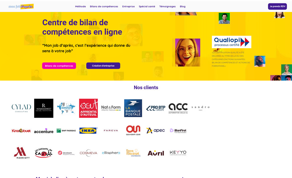 monjobdapres.fr: Refonte du site et référencement