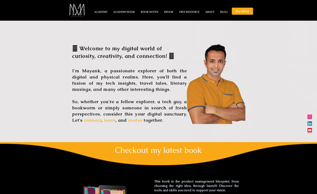 Mayankmittal: Mayank Mittal – Author, Product Strategist & Mentor

Mayank Mittal is the author of *The Art of Building Great Products*.
He specializes in product strategy, product management, startup growth, UX thinking, and building scalable, user-centric digital products.
