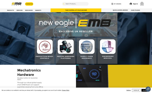 EMB New Eagle store: I guided my client on the eCommerce functionalities of Wix, including how to add product variants, configure shipping settings, and apply basic SEO tips.