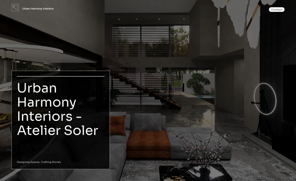 Urban Interiors: Website Creation in Wix Studio