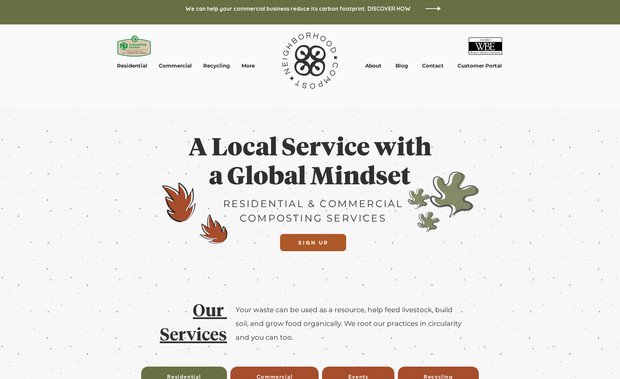 Neighborhood Compost: Website Refresh