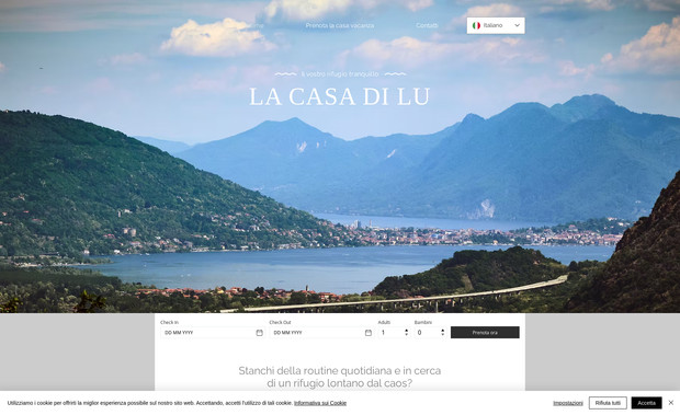 Appartamento Vacanze La Casa di Lu: Progettazione e sviluppo completo del Sito Web