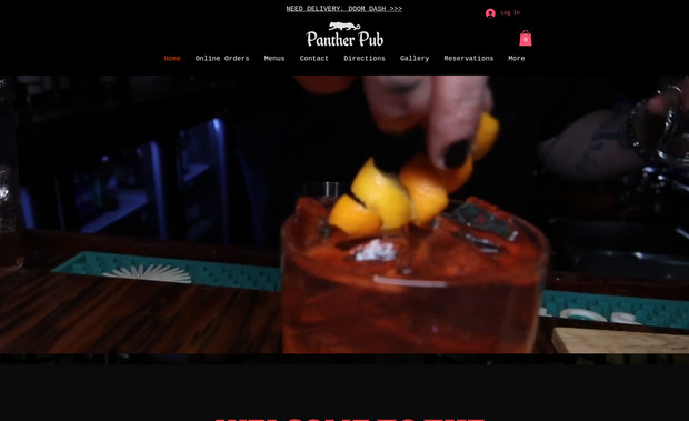 Panther Pub: We designed the site along with creating the verbiage. We also Put the design together for the logo and provided a training on how to use the editor and the WIX dashboard.