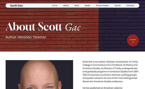 Scott Gac: Complete redesign 