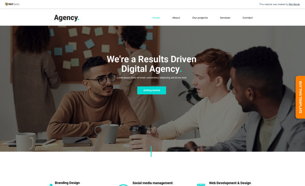 Agency: Premium Multi-purpose Wix Templates for Business, Freelancers, Agencies and more