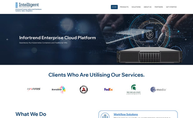 Intelligent Technology: Website migration from WordPress to Wix and Redesign