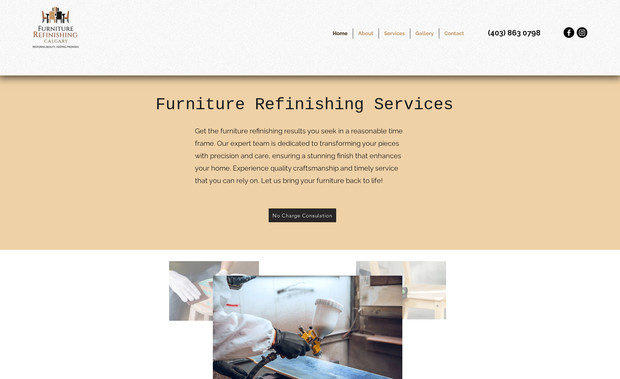 Furniture Refinishing Calgary: For the Calgary furniture refinishing client, our comprehensive services included a complete website redesign with new, user-focused pages. A crucial part of this project is implementing foundational SEO, including optimizing title tags, meta descriptions, and header structures. We also ensure the new, optimized site is submitted to major search engines for improved crawlability and indexing. This integrated approach delivers a modern, functional website designed to attract visitors and rank effectively for relevant search queries.