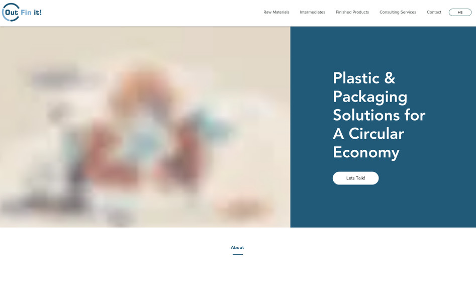 out-fin-it: תכנון, בנייה, עיצוב והגדרות נגישות - אתר דו לשוני