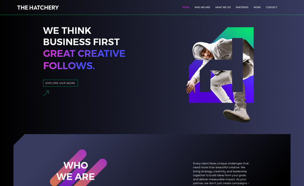 The Hatchery Marketing Group: Business website of a Marketing Company