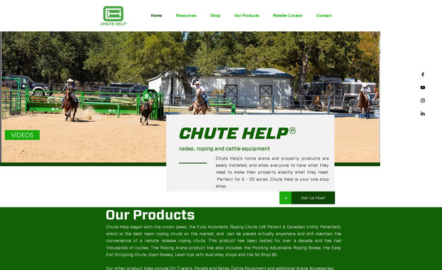 Chute Help, Inc. - Advanced Website: Professional Company Website with Blog and 5 - 10 pages of content