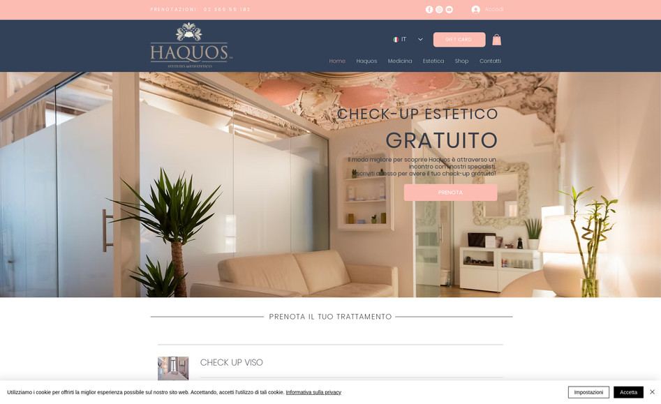 Haquos: E-commerce di servizi e vendita prodotti
