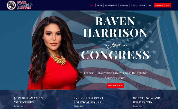 Raven Harrison for Congress: Website for Florida congressional candidate Raven Harrison
