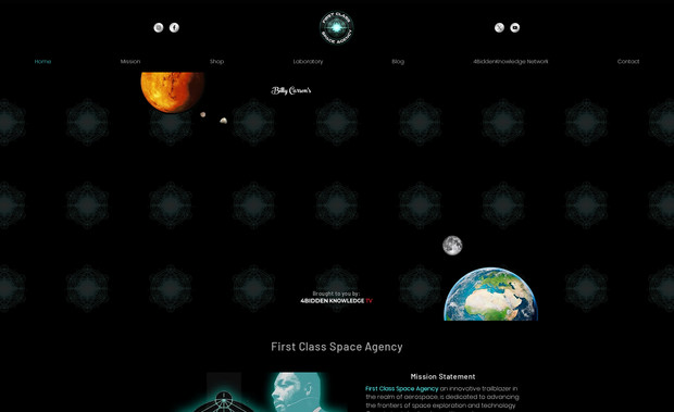 First Class Space: Web design