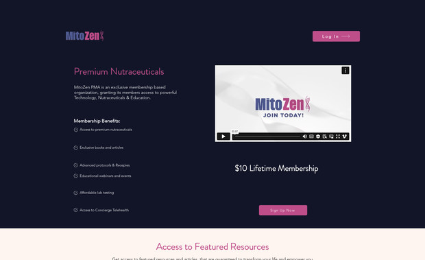 Mitozen.club: I made custom coding for the pricing plan. I added here custom checkout using the Velo code.