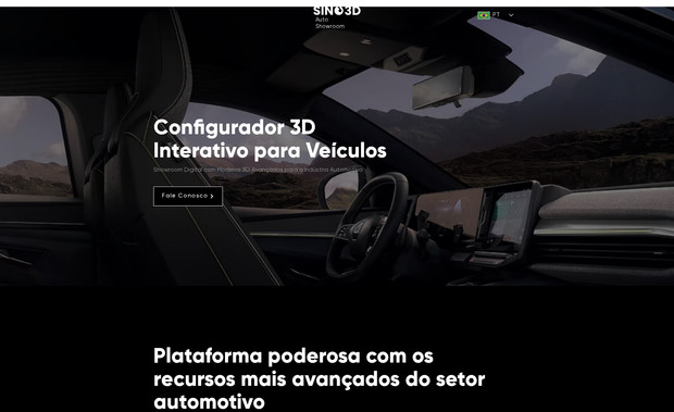 Auto Showroom: Immersive 3D in-Car Experience. Auto Showroom with powerful 3D model for automotive industry