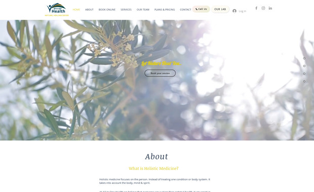 Allinonehealth: Website for Medical Clinic