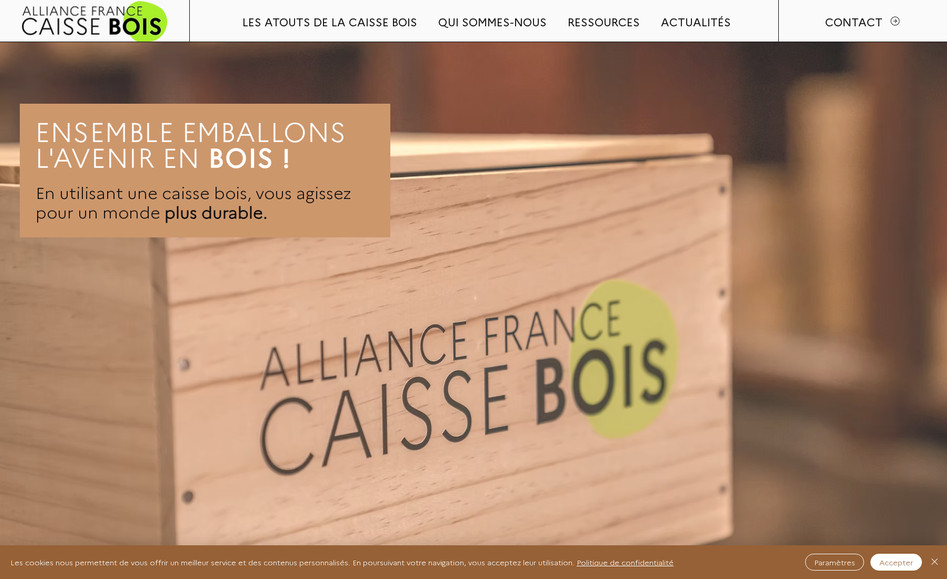 AFCB: Création identité visuelle, logo, site vitrine, ligne éditoriale et rédaction, iconographie, référencement SEO.