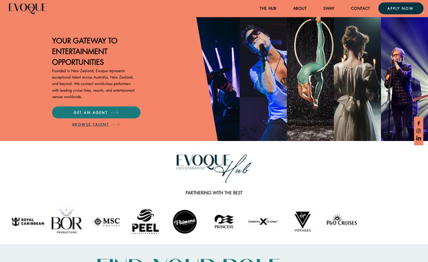 EVOQUE: Full Brand & Web Design