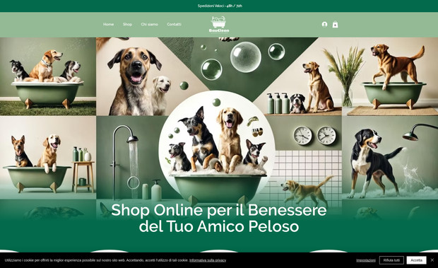 Bauclean Store: Abbiamo curato l’intero processo di creazione del nuovo sito web: dal concept iniziale alla messa online. Ci siamo occupato del design grafico, dello studio dei testi, della selezione delle immagini e della definizione della palette cromatica, con l’obiettivo di trasmettere al meglio l’identità del brand.

Il lavoro non si è concluso con la pubblicazione del sito: è in corso una collaborazione continuativa che comprende attività di consulenza e assistenza informatica e digitale, per garantire un supporto costante e un’evoluzione coerente della presenza online del cliente.