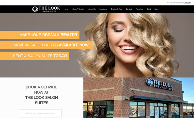 The Salon Suites: Full website Development