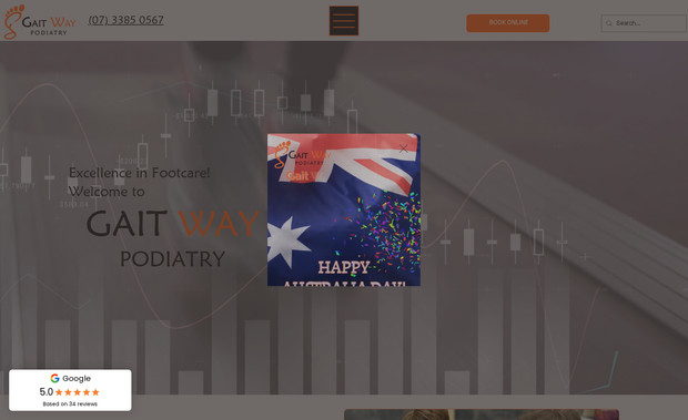 Gait Way Podiatry: Design a new website, transfer all previous blogs from Wordpress to the new site, edit cover videos and provide new videography and photography.