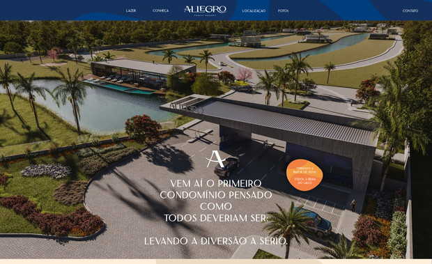 Allegro: Desenvolvimento do site