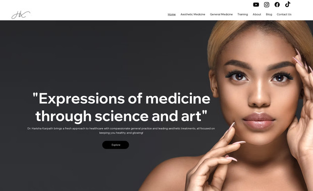 Dr Harisha Karpath: "Expressions of medicine through science and art"
Dr. Harisha Karpath brings a fresh approach to healthcare with compassionate general practice and top-notch aesthetic treatments, all focused on keeping you healthy and glowing!