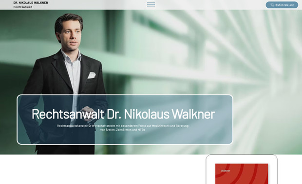 Dr. Nikolaus Walkner: Die Webseite von Nikolaus Walkner präsentiert ein umfassendes Angebot an Dienstleistungen, das auf individuelle Bedürfnisse und höchste Qualität ausgerichtet ist. Der gesamte Prozess der Webseitenerstellung wird durch eine strukturierte und persönliche Herangehensweise geprägt, die folgende Phasen umfasst:

1. Individuelle maßgeschneiderte Positionierung & Textierung
In enger Zusammenarbeit mit unseren Kunden entwickeln wir eine einzigartige Positionierung, die ihre Werte und Visionen präzise widerspiegelt. Dabei legen wir besonderen Wert auf eine klare und ansprechende Textgestaltung, die sowohl informativ als auch emotional überzeugend ist. Jede Formulierung wird sorgfältig abgestimmt, um die Zielgruppe optimal anzusprechen.

2. Konzeption in Wix Studio
Mit modernsten Tools und Technologien von Wix Studio setzen wir Ihre Vision in ein innovatives Webdesign um. Unsere Arbeit umfasst:

Visuelle Gestaltung: Erstellung eines Designs, das Ästhetik und Funktionalität vereint.

Technische Umsetzung: Nutzung responsiver KI-gestützter Funktionen, um eine optimale Darstellung auf allen Geräten zu gewährleisten.

Interaktive Elemente: Integration von Animationen und benutzerfreundlichen Features zur Verbesserung der Nutzererfahrung.

3. Laufende Begleitung und geduldiges Leiten
Wir begleiten Sie durch jeden Schritt des Prozesses – von der ersten Idee bis hin zur finalen Umsetzung. Unser Team steht Ihnen für alle technischen und gestalterischen Fragen zur Seite. Mit Geduld und Expertise sorgen wir dafür, dass auch komplexe Fragestellungen verständlich und lösbar werden.