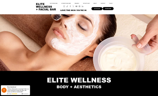 Elite Wellness New: Facial and wellness services