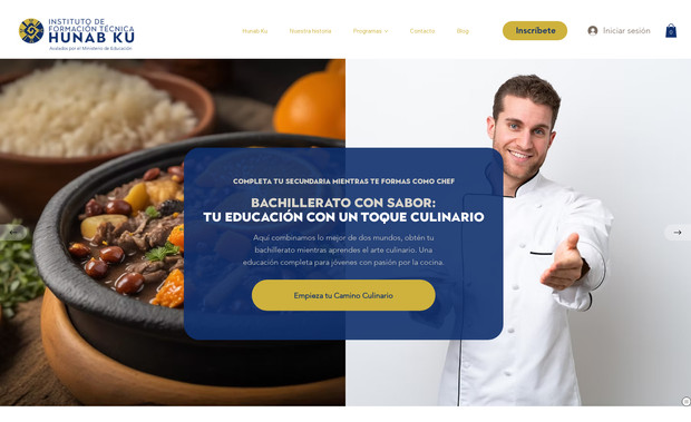 Instituto Hunab Ku: Diseño de sitio web, retoque de imágenes, generación de contenido, generación de imágenes por IA.