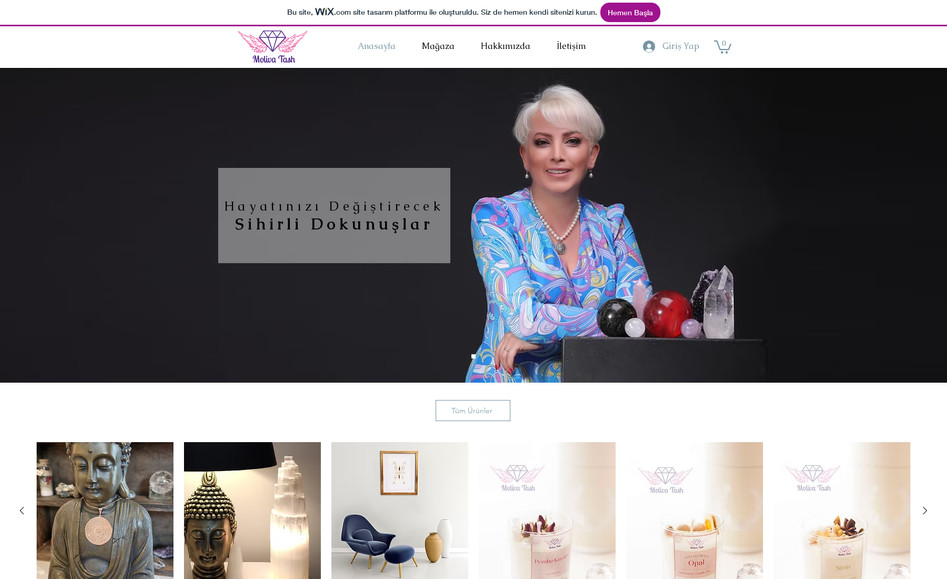 Molivatash: Molivatash markası için gerçekleştirdiğimiz proje kapsamında, doğal taşlardan takı aksesuar üreten bir e-ticaret web sitesi tasarladık. Bu özel projede, markanın benzersiz ürünlerini ve doğal taşların güzelliklerini vurgulamak için özel bir tasarım yaklaşımı benimsedik. Web sitesinin kullanıcı dostu olmasını sağlarken, alışveriş deneyimini geliştirmek ve markanın estetik değerini ön plana çıkarmak amacıyla özel grafik tasarımlar ve düzenlemeler gerçekleştirdik. Molivatash markasının e-ticaret web sitesi, doğal taşlardan elde edilen benzersiz takılarına çevrimiçi bir platformda etkileyici bir şekilde sunmayı amaçlamaktadır.