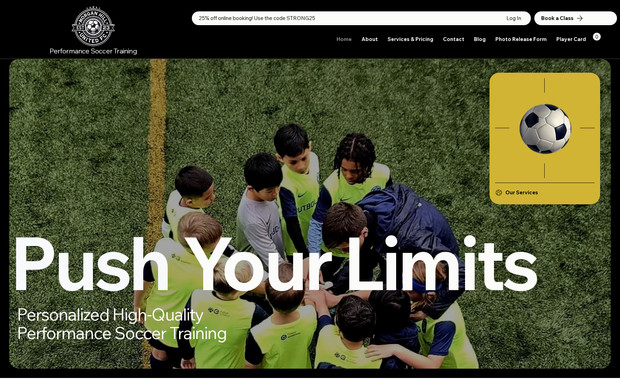 Morgan Hill United FC: New Website Design
