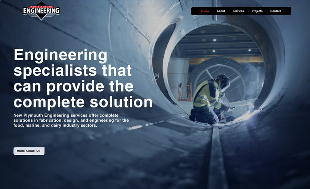 New Plymouth Engineering: Website design and development