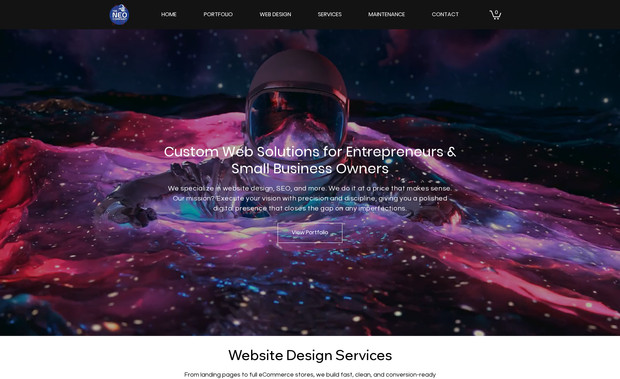 The Neo Company: he Neo Company website is your go-to destination for everything you need to know about our agency. Explore our comprehensive range of services, transparent pricing, flexible packages, and client testimonials—all designed to provide you with an exceptional experience. Our site is thoughtfully crafted for seamless navigation, ensuring you can easily find the solutions to elevate your business