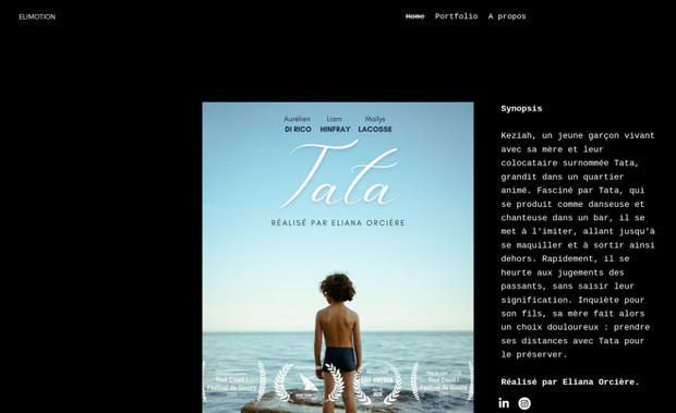 Elimotion: About the french young and talented film director Eliana Orcière