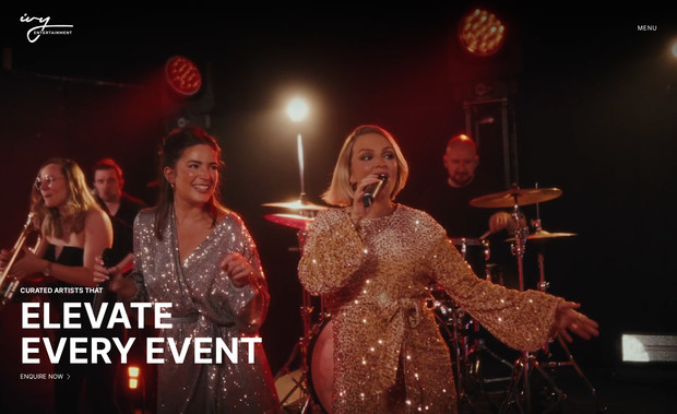 IVY Entertainment: Website design and development.