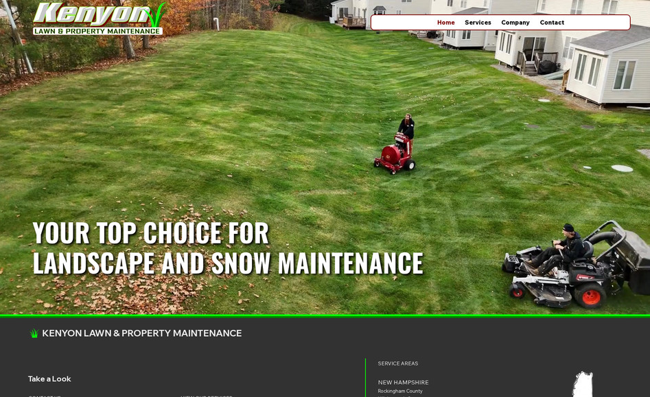Kenyon Lawn: Website Redesign
Video backgrounds
Services
etc