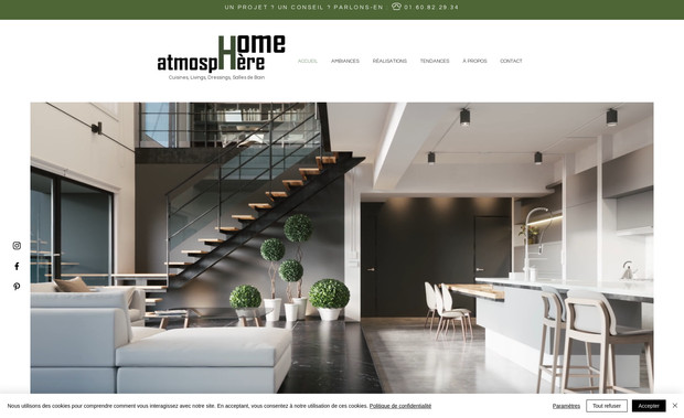 Home atmosphere - 91: 1er page Google : cuisiniste 91