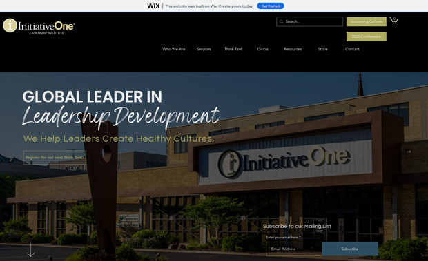 InitiativeOne: Leadership Development Website Design