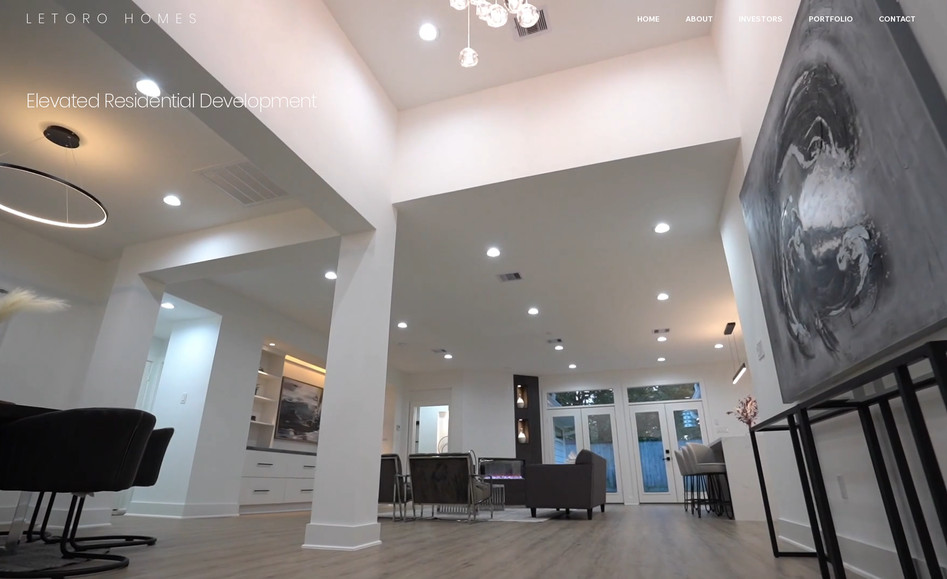 Letoro Homes: Houston's Fine Home Development.