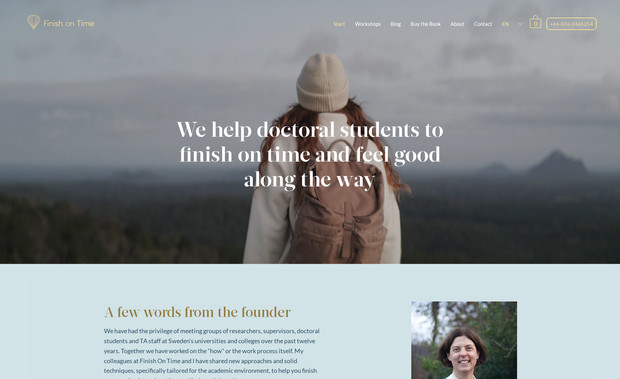 Finish on Time: Workshops and Books for doctorates students.