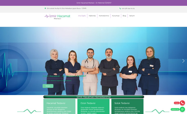 İzmir Hacamat Merkezi: Siteyi kurdum seo hizmetini veriyorum