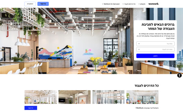 WeWork Israel: API connection