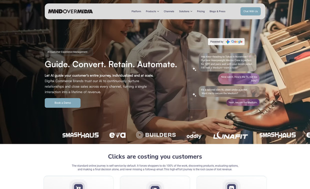 Mind Over Media: This is my client Andy, for whom I fixed several design issues and performed mobile optimization.